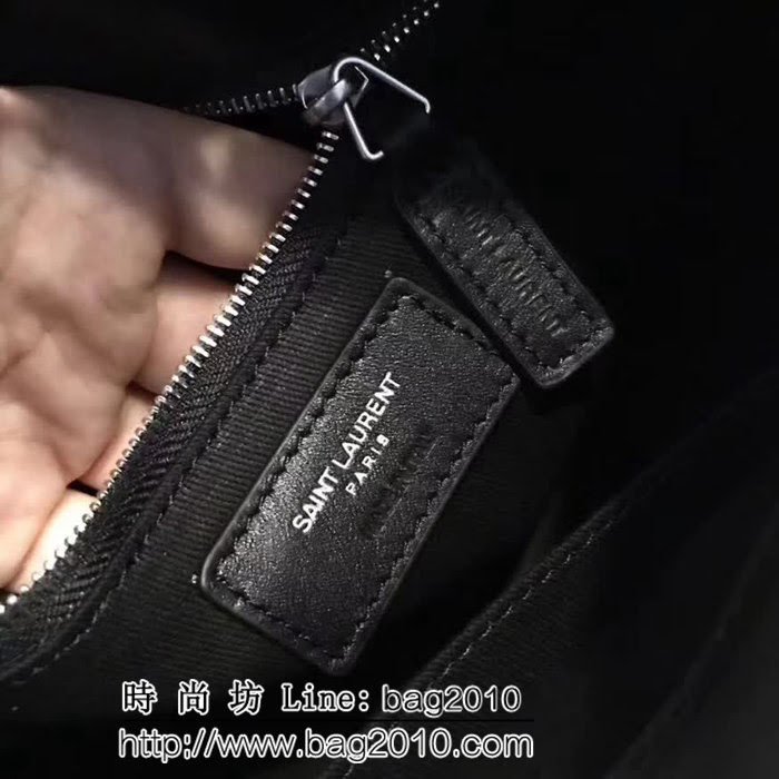YSL聖羅蘭 最高版本 進口山羊紋油蠟皮手提肩背包 591715 YAS1075